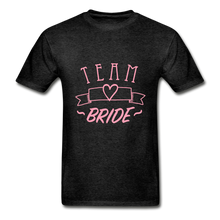 Load image into Gallery viewer, Team Bride Adult Tagless T-Shirt - charcoal gray
