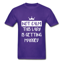 Load image into Gallery viewer, Not Calm Adult Tagless T-Shirt - purple
