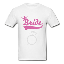 Load image into Gallery viewer, Bride Adult Tagless T-Shirt - white
