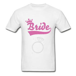 Bride Adult Tagless T-Shirt - white