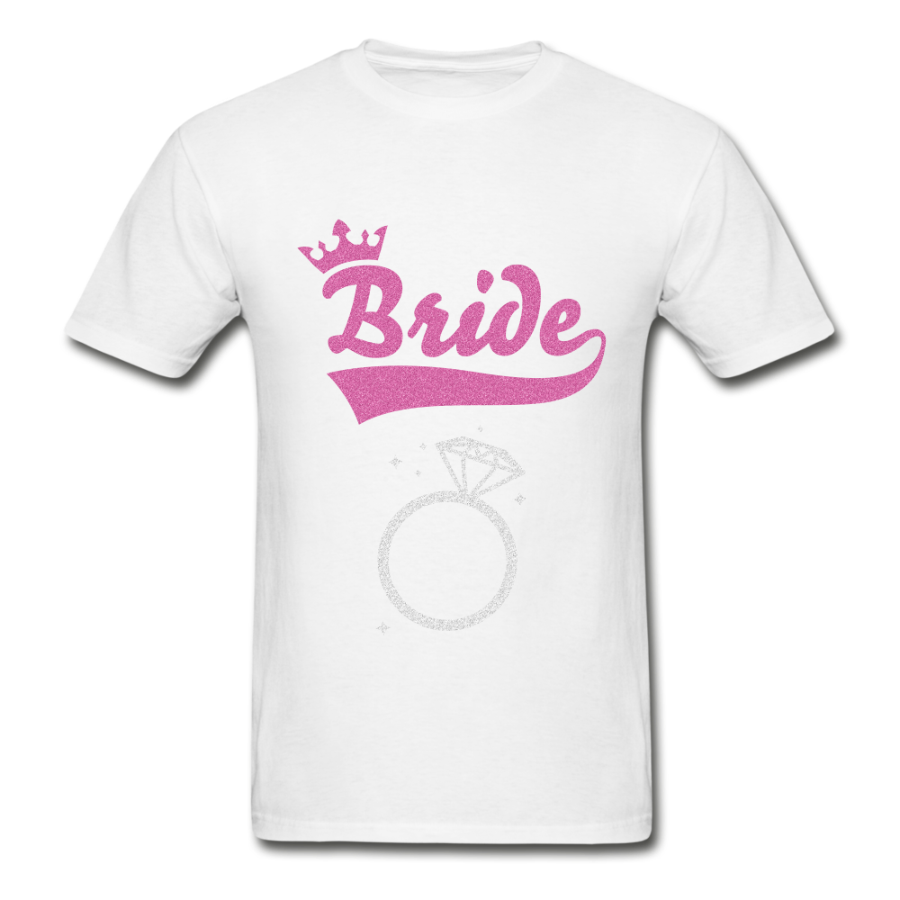 Bride Adult Tagless T-Shirt - white