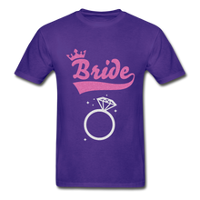 Load image into Gallery viewer, Bride Adult Tagless T-Shirt - purple
