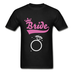 Bride Adult Tagless T-Shirt - black