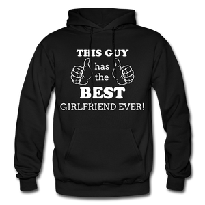 This Guy/This Girl Hoodies - black