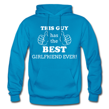 Carica l&#39;immagine nel visualizzatore di Gallery, This Guy/This Girl Hoodies - turquoise
