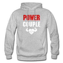 Carica l&#39;immagine nel visualizzatore di Gallery, Power Couple Hoodies - heather gray
