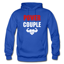 Carica l&#39;immagine nel visualizzatore di Gallery, Power Couple Hoodies - royal blue
