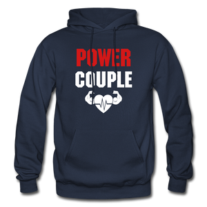 Power Couple Hoodies - navy