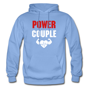 Power Couple Hoodies - carolina blue