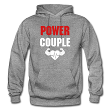 Carica l&#39;immagine nel visualizzatore di Gallery, Power Couple Hoodies - graphite heather
