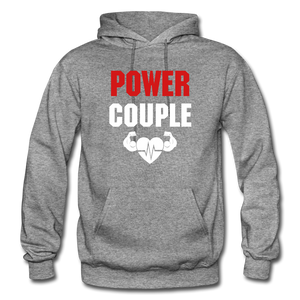 Power Couple Hoodies - graphite heather