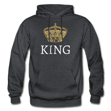 Carica l&#39;immagine nel visualizzatore di Gallery, King and Queen Hoodies - charcoal gray
