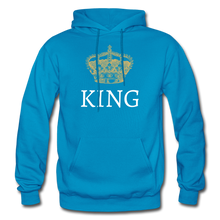 Carica l&#39;immagine nel visualizzatore di Gallery, King and Queen Hoodies - turquoise
