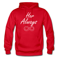 Cargar imagen en el visor de la galería, Her Always 2 Adult Hoodie - red
