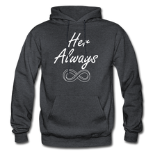 Cargar imagen en el visor de la galería, Her Always 2 Adult Hoodie - charcoal gray
