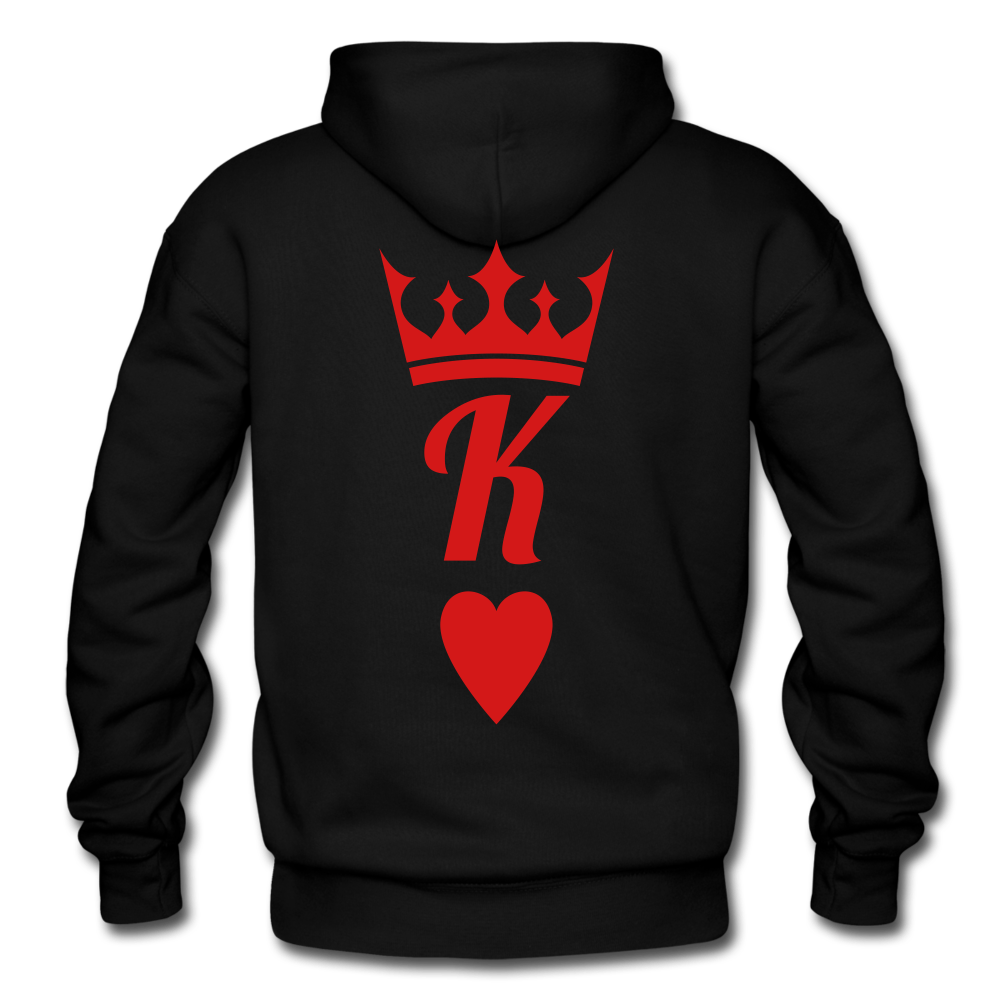 K of Hearts Hoodie - black