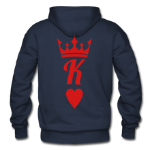 Carica l&#39;immagine nel visualizzatore di Gallery, K of Hearts Hoodie - navy
