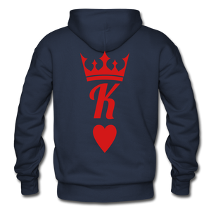 K of Hearts Hoodie - navy