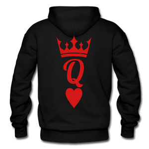 K and Q of Hearts Matching Hoodies