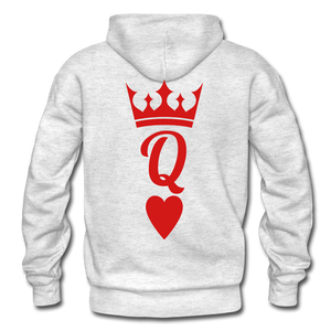 K and Q of Hearts Matching Hoodies