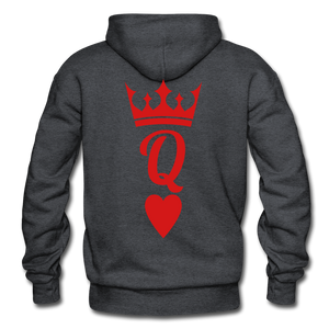 K and Q of Hearts Matching Hoodies