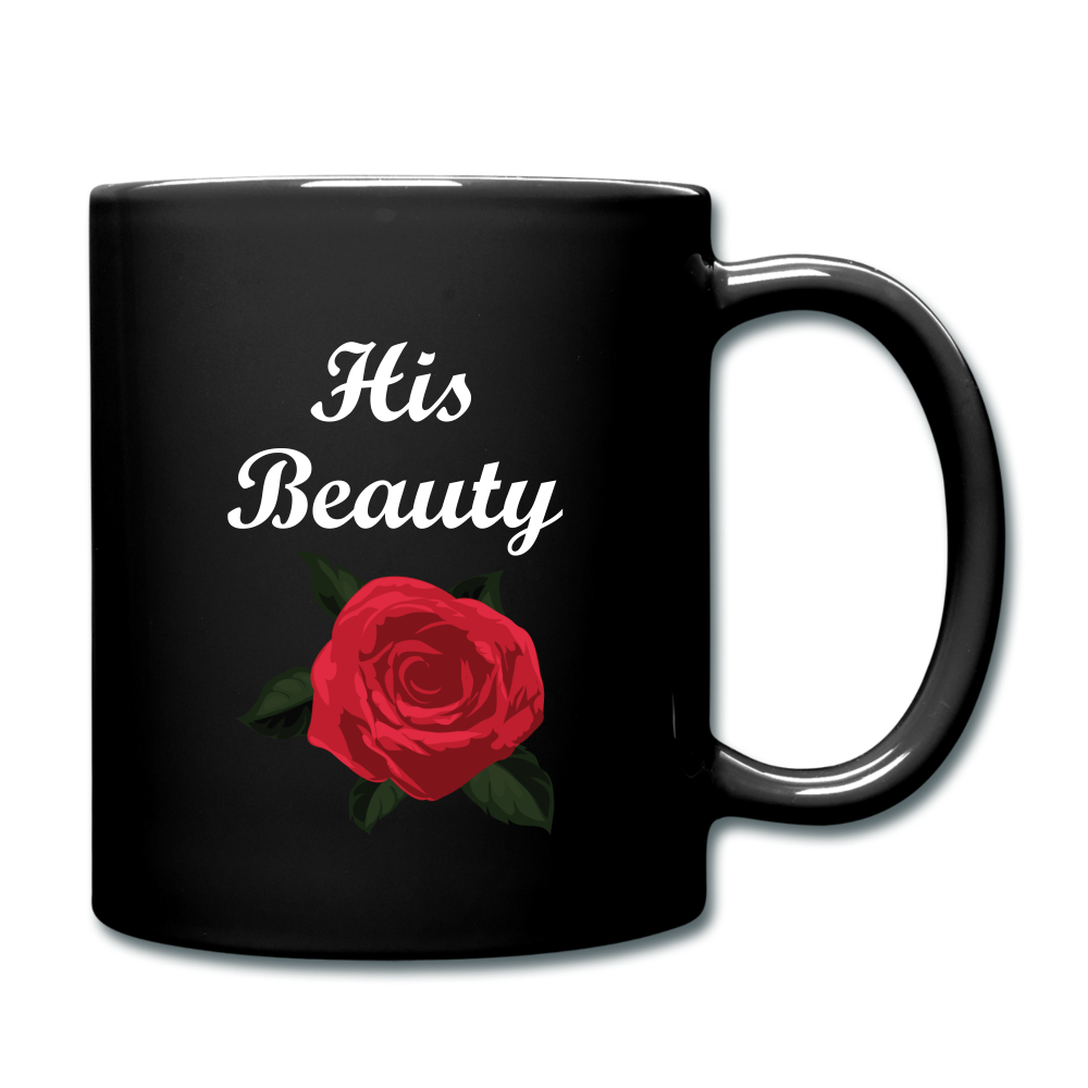 Every Beauty Needs A Beast Romantic Matching Coffee Mugs - Perfect Anniversary and Valentines Day Gift for Couples