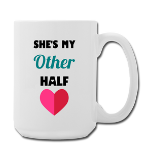 Coffee/Tea Mug 15 oz - white