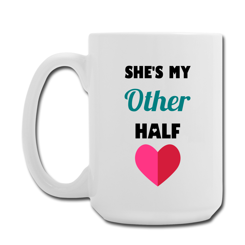 Coffee/Tea Mug 15 oz - white