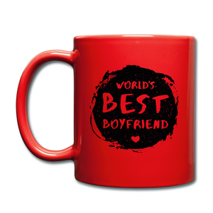 RIGHT - World's Best Boyfriend Mug - red