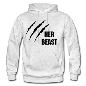 ACTUALLY RIGHT - Her Beast Hoodie - light heather gray