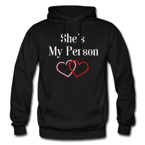 She's My Person Hoodie - black