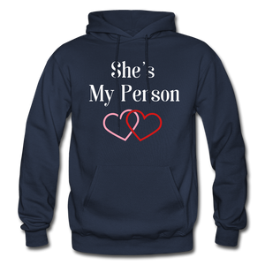 She's My Person Hoodie - navy