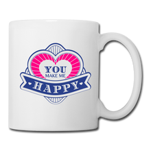 Carica l&#39;immagine nel visualizzatore di Gallery, RIGHT - You Make Me Happy Mug - white
