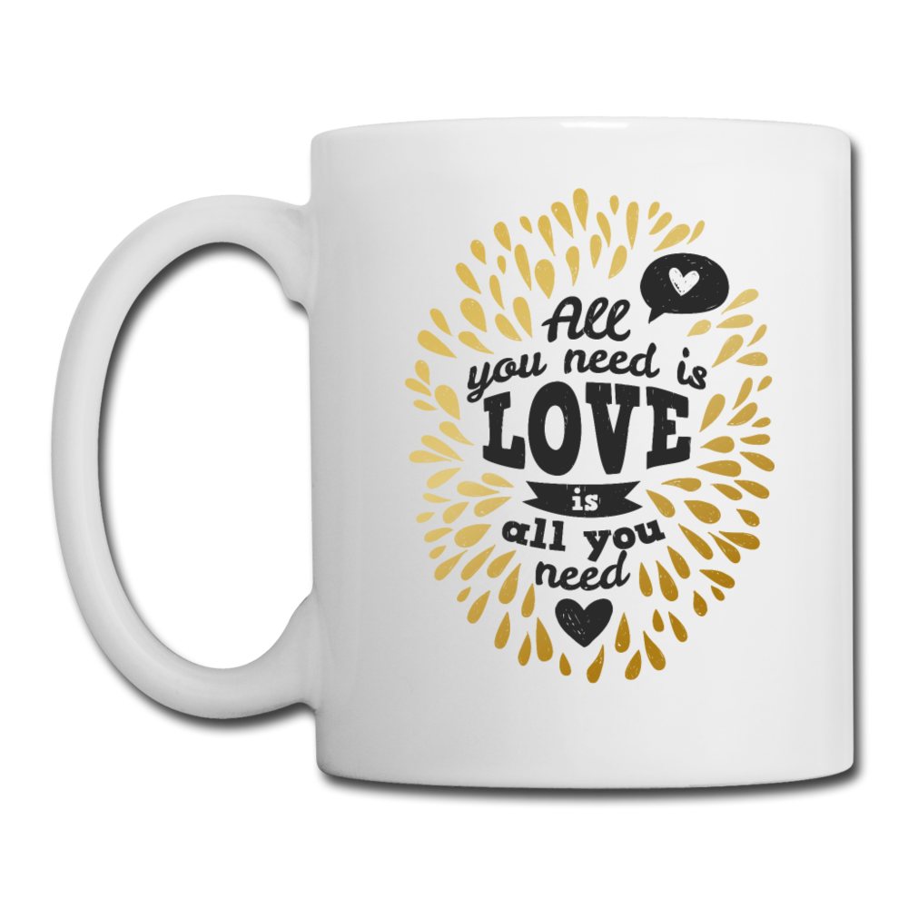 RIGHT - All You Need is Love Mug - white