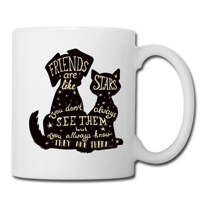 RIGHT - Friends Are Like Stars Mug - white