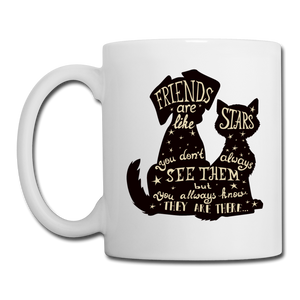 RIGHT - Friends Are Like Stars Mug - white