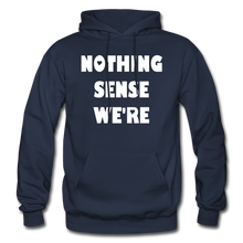 Cargar imagen en el visor de la galería, Nothing Makes Sense When We&#39;re Apart Matching Hoodies - navy
