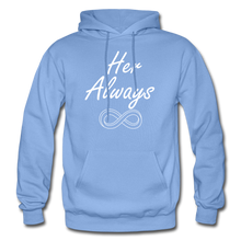 Cargar imagen en el visor de la galería, Her Always/His Forever Matching Hoodies FLEX - carolina blue
