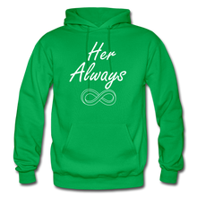 Cargar imagen en el visor de la galería, Her Always/His Forever Matching Hoodies FLEX - kelly green
