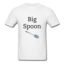 Load image into Gallery viewer, Big/Little Spoon Adult Tagless T-Shirts FLEX - white
