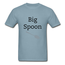 Load image into Gallery viewer, Big/Little Spoon Adult Tagless T-Shirts FLEX - stonewash blue
