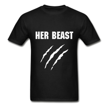 Load image into Gallery viewer, His Beauty and Her Beast Adult Tagless T-Shirts FLEX - black
