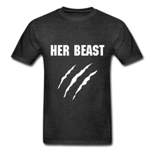 Load image into Gallery viewer, His Beauty and Her Beast Adult Tagless T-Shirts FLEX - charcoal grey
